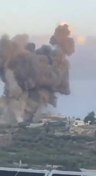 Air strike by Israel in Lebanon 