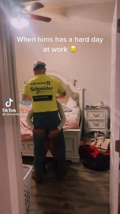 After a long day at work
