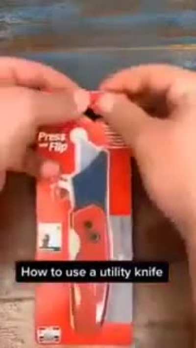 How to use a utility knife