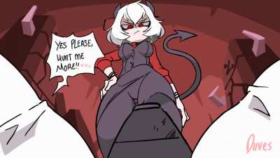 Who would have thought that the Helltaker would be up for the M role?