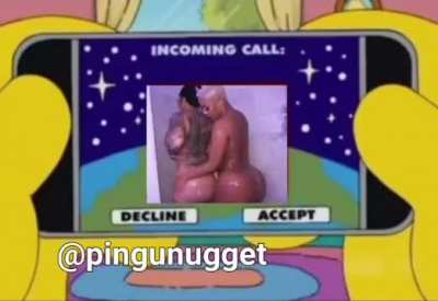 Homer gets caked 
