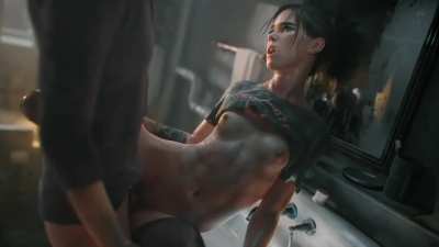 Sex with Ellie in the bathroom (Drills3D) [The Last of Us 2]