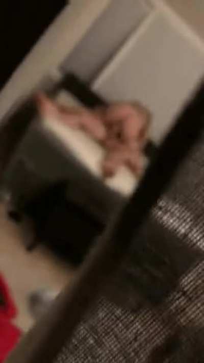 The ultimate cuck scenario: watching from closet
