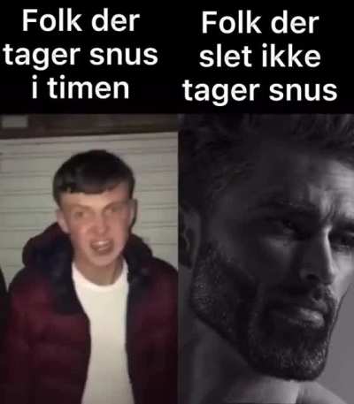 Snus er kun for svage svenskere😒