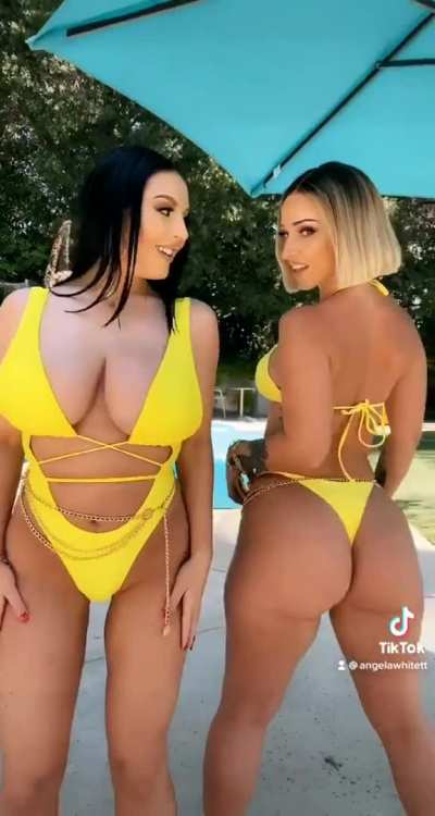 Angela's bouncing boobs or Jada's jiggling butt?
