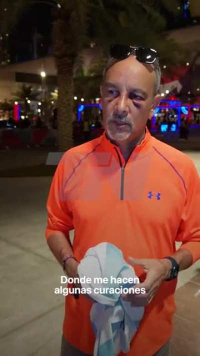 Hincha argentino relata sobre la pelea que tuvo con hinchas mexicanos