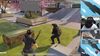 Clearest evidence that axe range needs a nerf.