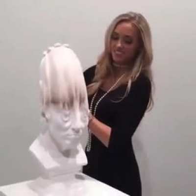 This extremely unique sculpture.