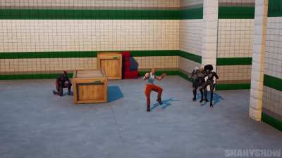 Henry Stickmin Distraction Dance Recreation in Fortnite