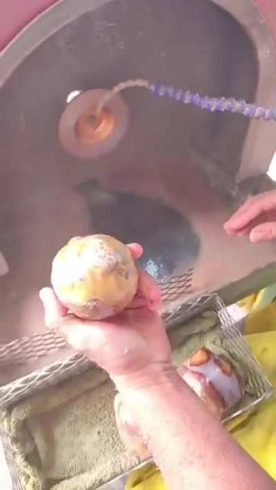 Making a perfectly smooth stone sphere