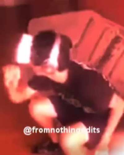 he was having the time of his life