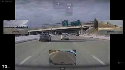 [oc] Oblivious lane change close call