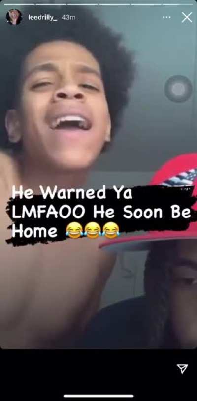 Whole hood going down 😂😂