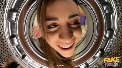 Got Stuck In Washing Machine ! Twice !
