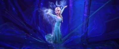 Animated Elsa transformation