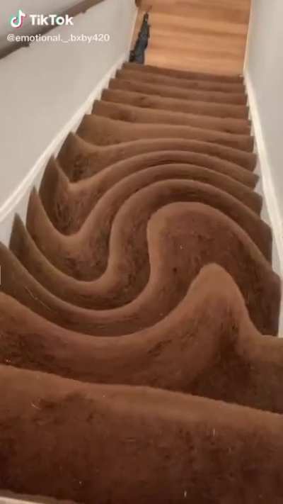 Falling down stairs was this easy?