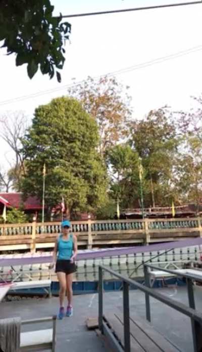 What a nice day for some exercise…