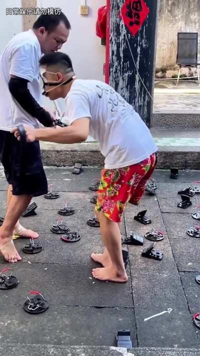 Normal father/son bonding.
