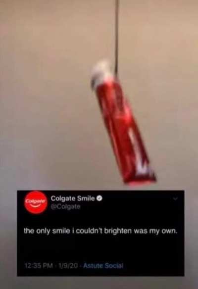 Colgate lives in a society.