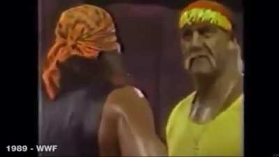 WWF prediction of the 9/11 attacks in 1989. Masonic predictive programming at it's finest with Hulk Hogan, bringing down the Twin Towers, and the New World Order.