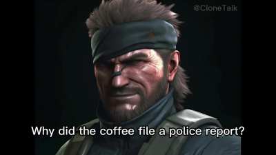 Solid Snake Tells You His Favorite Corny Jokes (AI Voice Meme)