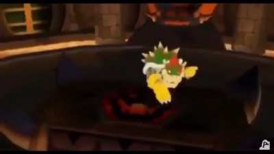 Bowser Mains when they Up B out of shield for the 9,267th time