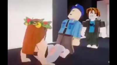 Nadie: los niños del jardín jugando al policía y al ladron