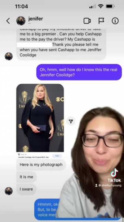 this girl got scammed by 