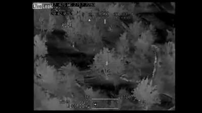 3 Clips showing AH-64D Apache helicopters using FLIR to observe/direct US Army Rangers towards hiding Talib<wbr>an/In<wbr>surge<wbr>nts. [Found it]