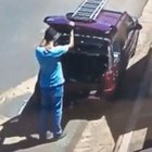 Opening the hatchback