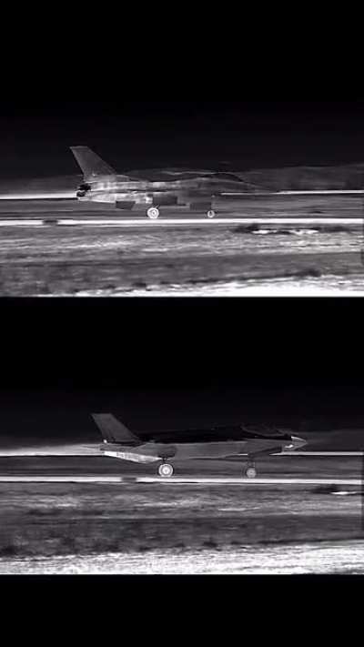 F-16 vs F-35 Thermal signatures