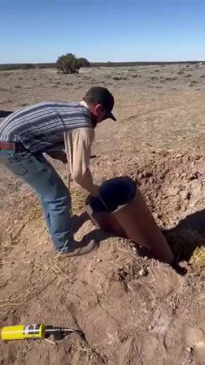 Black powder vs 100 pound concrete football.
