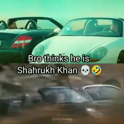 Tom Cruise thinks he's SRK