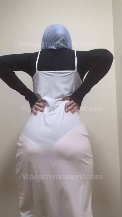 Hijabi teasing after husband left for work
