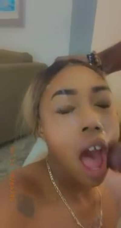 Why shawty sound like she drowning lmao