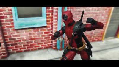 Daredevil vs Deadpool STOP MOTION