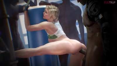 Cassie Cage at the gym (Fugtrup)