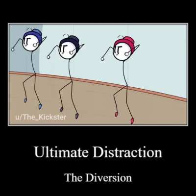 The distraction has evolved