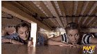 stuck under bed