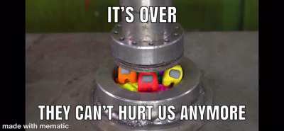 You’re finished
