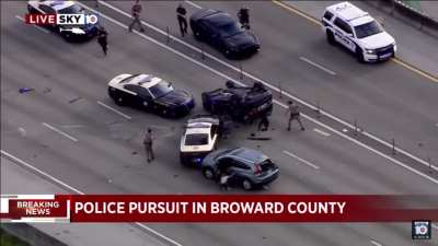 multi vehicle car crash caused by teen suspects