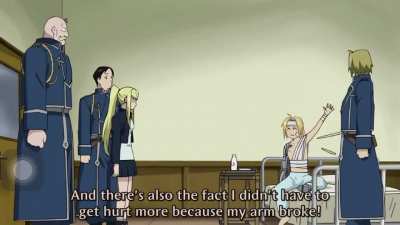The most I have laughed at an anime-Fullmetal Alchemist: Brotherhood