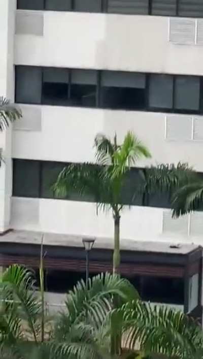 Firemen slipped, suicidal man took the opportunity to jump