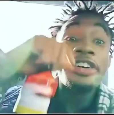 Guy tweaking off molly