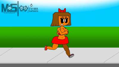 Clayrabella Jogging (Character by SnoopingMan)