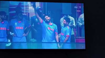 Brohit mimicking Iyer Bhai Celebration 