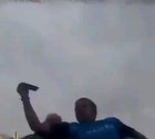 Catching a strangers phone mid-air in a rollercoaster ride