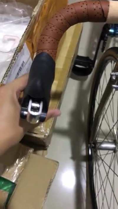 Was inspired by one of the top posts of all time in this sub. Decided to remove the rear brake on my fxdgear because it is redundant. I am so happy with this... Cateye japan bell one of my most expensive bell puchase. Is it loud enough? Hehehe