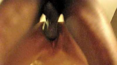 Hubby holding me while I take my First BBC Doggystyle - This was the day I was converted to a devoted Black Cock Whore