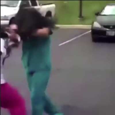 I never seen a person get ‘tagged in’ in a street fight